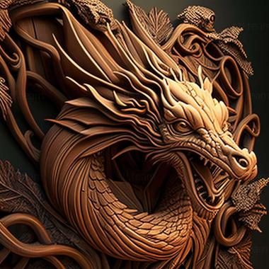 3D model dragon (STL)